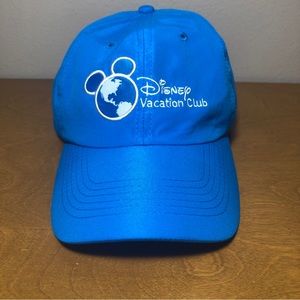 Disney Vacation Club Hat Cap Blue 2013 Member Adjustable Strap Dad Hat